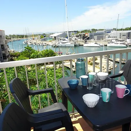 Apartment 2p Vue Marina Avec Terrasse Et Parking - Fr-1-833-15